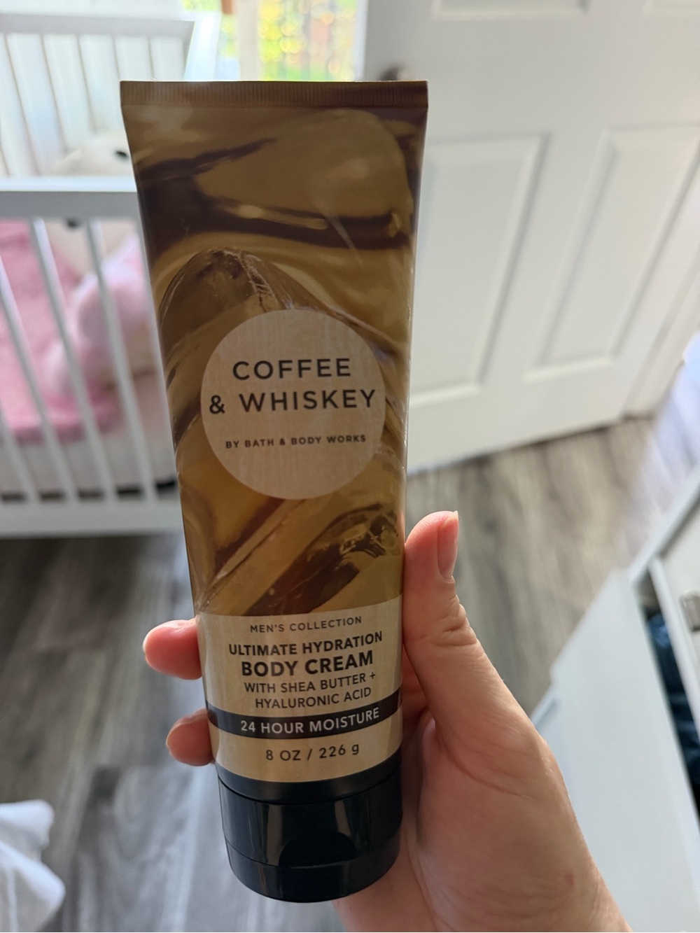 Bath & Body Works Coffee & Whiskey Body Cream - Gold & Black